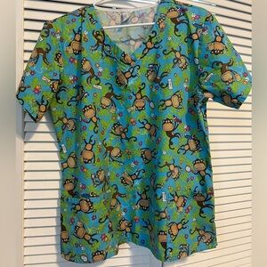 Scrub top dental theme